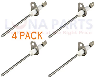 (4 PACK) Goodman Janitrol Amana Furnace Flame Sensor Sensing Rod 0130F00010 - Image 1 of 2