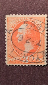 U.S. stamp #214 very fine used with small flaws. A great looking stamp. - Picture 1 of 2