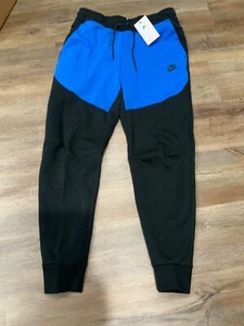 Nike Sportswear Tech Fleece Jogger Pants CU4495-017 Blue Black Men's Size M - Picture 1 of 9