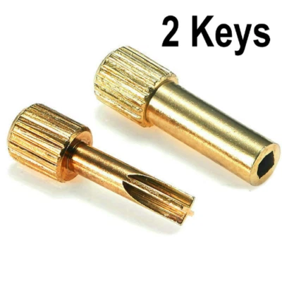 Зубной эндодонтический корень позолоченный винтовой столб крест/полый конический ключ драйвер - Изображение 1 из 4