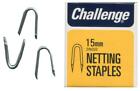 NETTING STAPLES ZINC PLATED, 15MM (40G), LEG LENGTH 15MM, PRODUCT FOR CHALLENGE