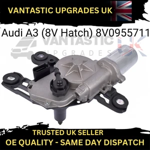 AUDI A3 8V 2013-2020 REAR WINDSCREEN WIPER MOTOR 8V0955711 8V0955711A 8V0955711B - Picture 1 of 8