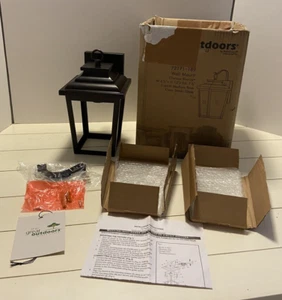 Minka Great Outdoors Chelesa Bronze Wall Mount Porch Light - Picture 1 of 14