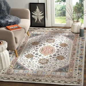 5x7 Rugs for Living Room Washable for Bedroom, Machine Washable Area Dining Room - Picture 1 of 21