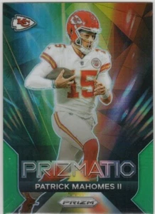 PATRICK MAHOMES II 2023 Panini Prizm Green Prizmatic SP Kansas City Chiefs - Picture 1 of 2