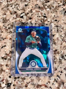 2023 Bowman Chrome Sapphire Michael Arroyo Seattle Mariners SSP - Picture 1 of 2