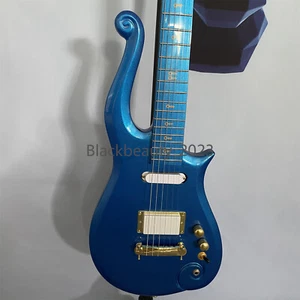 Metallic Blue Prince Electric Guitar SH Pickups Maple Fretboard Basswood Body - Picture 1 of 9