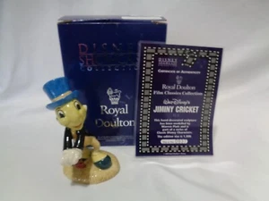 Royal Doulton Pinocho's Jiminy Cricket Edición Limitada de 1500 Fabulosa Inglaterra - Imagen 1 de 14