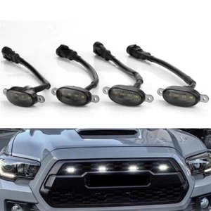4X Luces de circulación LED para parachoques delantero parrilla para Ford F150 estilo Raptor - Imagen 1 de 9