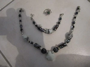  3tlg.Schmuckset Modeschmuck Ring Halskette Armband   - Bild 1 von 6