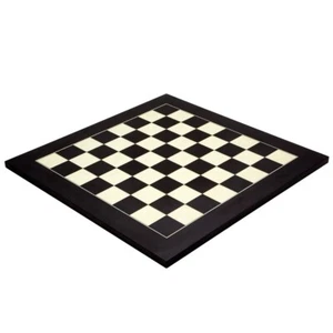 Tablero de ajedrez de lujo de 21,7 pulgadas negro mate y arce - Imagen 1 de 5