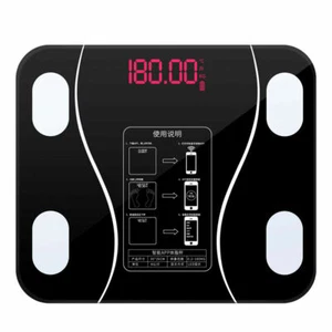BILANCIA PESAPERSONE INTELLIGENTE BLUETOOTH DIGITALE ELETTRONICA 180KG CALORIE - Foto 1 di 5
