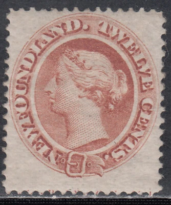 Canada Newfoundland UNITRADE # 28  ( z2 ) Hinged  Value $ 120.00 - Image 1 of 2