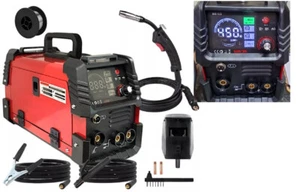 SALDATRICE A FILO CONTINUO NO GAS 2 IN 1 ELETTRODI INVERTER 450Ah MMA MIG TIG - Foto 1 di 1