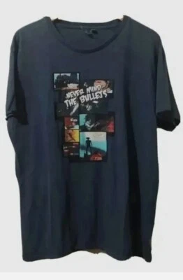 Camiseta District Threads Para Hombre XL Azul Manga Corta Algodón Cuello Redondo Foto 1 de 4