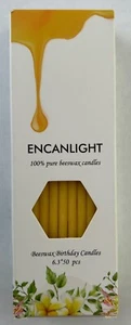 Natural Beeswax Meditation Candles 7 inch, Pure Bee Waxs Prayer Candle 50pcs - Picture 1 of 3