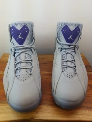 Men Size 7.5- Jordan True Flight Wolf "Grey Purple Brand" New With BOX!! DS. 🔥 - Image 1 of 4