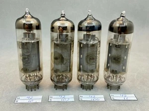 4 STCK. 6P14P-K 6П14П-К (EL84/6BQ5) GEBRAUCHTER REFLEKTOR PASSEND QUAD GETESTET - Bild 1 von 5
