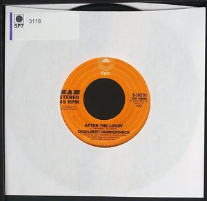 Engelbert Humperdinck - After The Lovin' - 7" single 45rpm record - Picture 1 of 3
