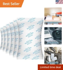 Premium Silica Gel Packets - 2 Gram Moisture Control for Food Storage, 500 Count - Picture 1 of 9