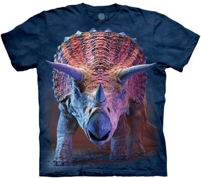 Camiseta The Mountain Charging Triceratops Dinosaurio Reptil Triásico Niños L-XL Foto 1 de 4