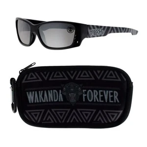 BLACK PANTHER MARVEL Sunglasses & Soft Case Set 100% UV Impact Resistant NWT $18 - Picture 1 of 2
