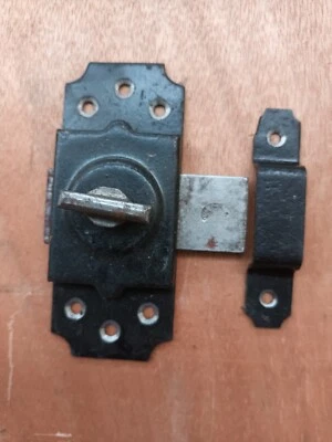 ancienne   targette automatique fer forgé  neuf de stock  Tour Eiffel  Paris  - Photo 1/3