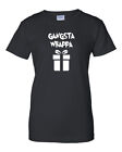 Ladies Gangsta Wrappa T Shirt Christmas Xmas Tee Present Gift Funny T-shirt