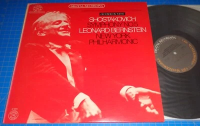 Leonard Bernstein SHOSTAKOVICH Symphony No.5 - CBS IM 35854 Foto 1 de 2