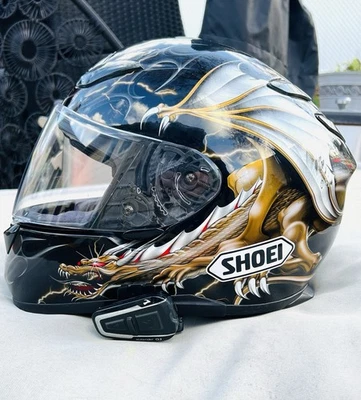 Casco integral Shoei RF-1100 Strife 2 TC-9/escala Bluetooth/Dragón dorado/XXL Foto 1 de 4
