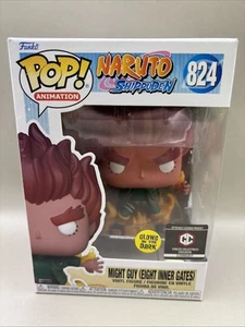 Figura de vinilo Funko Pop Naruto Shippuden 824 Might Guy ocho puertas interiores brillante - Imagen 1 de 2