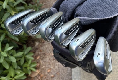 Callaway Apex Ai300 5-PW Iron Set UST recoil DART HDC Graphite 80g A-flex Senior - Image 1 of 4