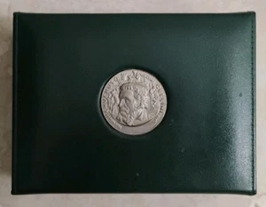 Montres ROLEX S.A. Geneva Suisse Green Cellini Watch Box 490008 Medallion - Picture 1 of 7