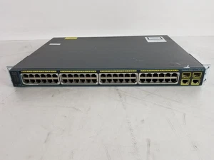 Cisco Catalyst 2960 WS-C2960-48PST-L 48-Port Fast Managed PoE Ethernet Switch - Picture 1 of 7