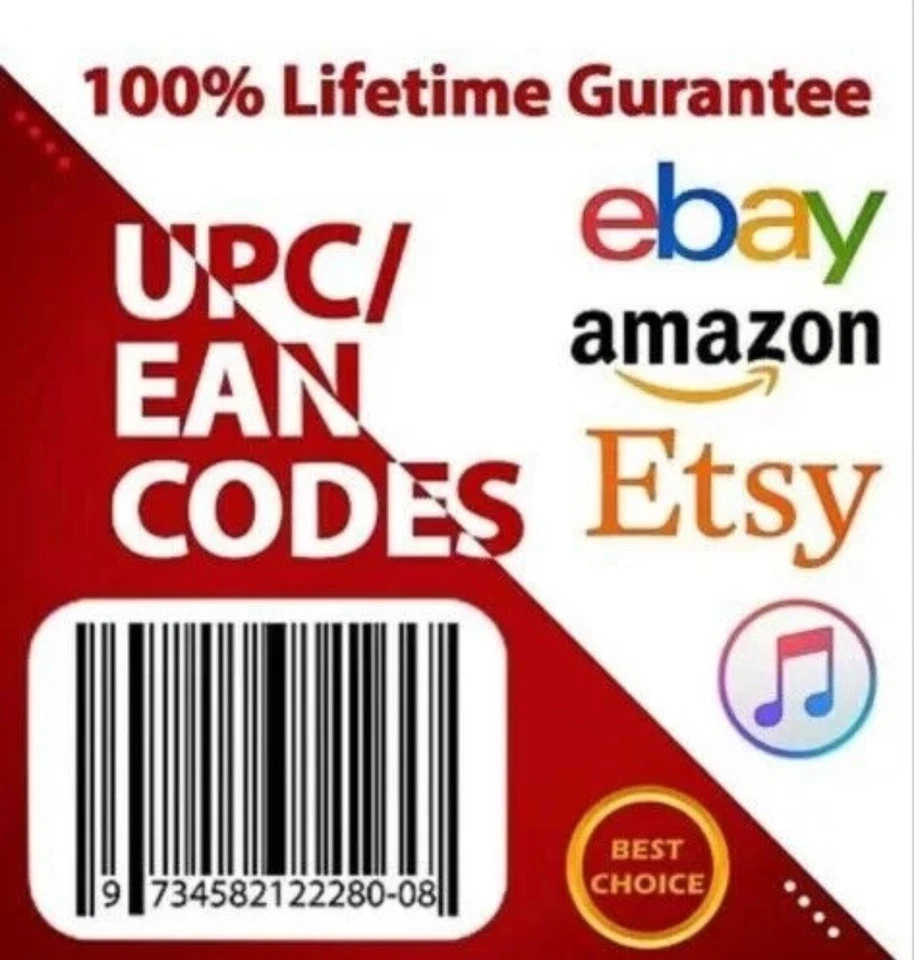 10.000 códigos EAN-13 / UPC - códigos de barras GS1 - whatsapp +35796453189 - Imagen 1 de 1