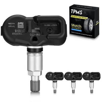 Tire Pressure Monitoring Sensor For Toyota RAV4 4pcs 426070E020, 4260733050 - Image 1 of 4