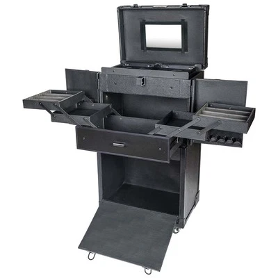 SHANY REBEL Makeup Artists Multifunction Cosmetics Trolley Train Case - Image 1 of 2