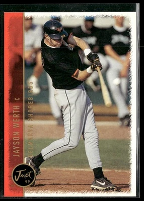 1999 Just Jayson Werth #47 Delmarva Shorebirds - Image 1 of 2