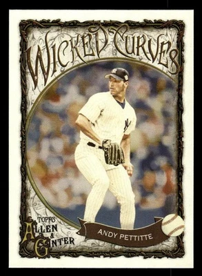 Cartão 2025 Topps Allen & Ginter #WC-40 Andy Pettitte Wicked Curves - Imagem 1 de 2