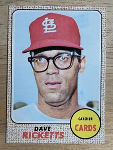1968 Topps #46 Dave Ricketts (NM) - Picture 1 of 2