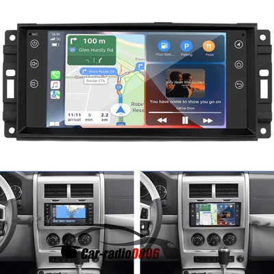7" CarPlay For 2008-2012 Jeep Liberty Android 15 Car Radio Stereo Navi GPS 2+32G Foto 1 de 4