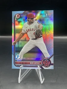 Ben Joyce #BD-109 Bowman 1st Edition Bowman Draft Sky Blue Refractor Foil Angels - Picture 1 of 3