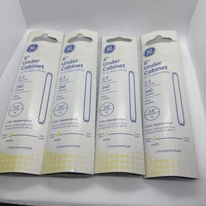 GE Fluorescent NEW 6" Under Cabinet F4 T5 Warm White Light Bulbs 140 Lumens - Picture 1 of 1