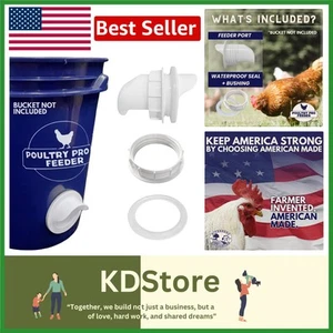 The DIY PVC Gravity Fed Chicken Feeder - Rat Proof & Weather Resistant - Picture 1 of 10