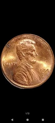 1984D  lincoln penny (FS-01. 39) - Image 1 of 4