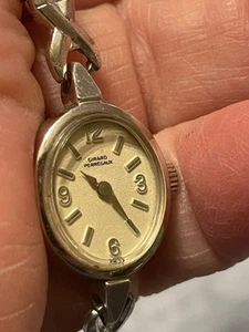 Vtg Girard Perregaux Wristwatch 10K Gold Filled Woman Watch Jewelry .works - Picture 1 of 5