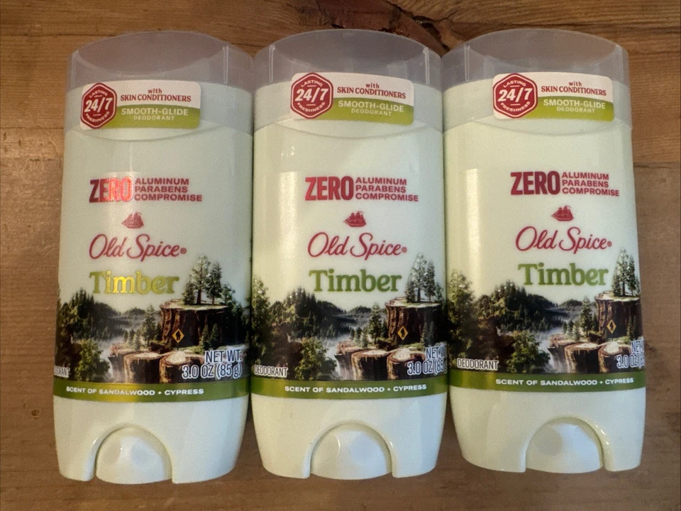 11 Old Spice Deodorant Timber With MINT 3 Oz