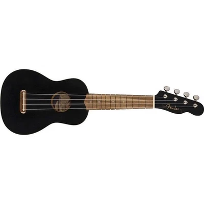 Fender 0971610706 Venice Soprano Ukulele Walnut, Black - Image 1 of 4