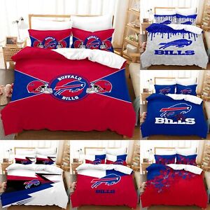 Buffalo Bills Bedding Set 3 Pieces Duvet Cover With Pillowcases Quilt Cover Gift