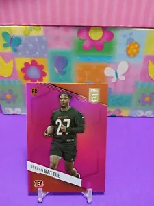 2023 PANINI DONRUSS ELITE #158 JORDAN BATTLE ROOKIE Pink BENGALS RC - Picture 1 of 2
